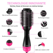 Brosse sèche-cheveux 3 en 1