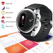 Torntisc Dual Display Smart Watch Men IP68 Waterproof Heart Rate Blood Pressure Message Push Smartwatch for Android and iOS