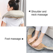 Electrical Massage Shiatsu Back Shoulder Body Neck Massager Multifunctional Shawl Infrared Heated Kneading Car/Home Massager